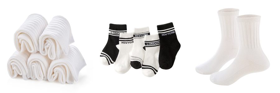 children school white socks